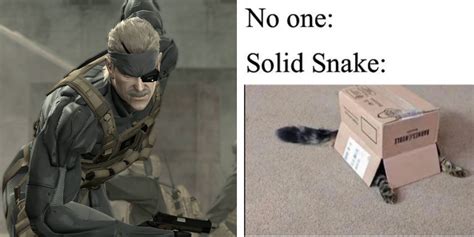 metal gear box funny|solid snake metal gear.